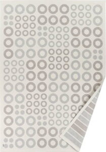 Bílý vzorovaný oboustranný koberec Narma Kupa