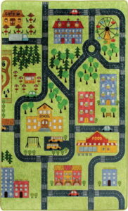 Dětský koberec Green Small Town 140 x 190 cm Bonami