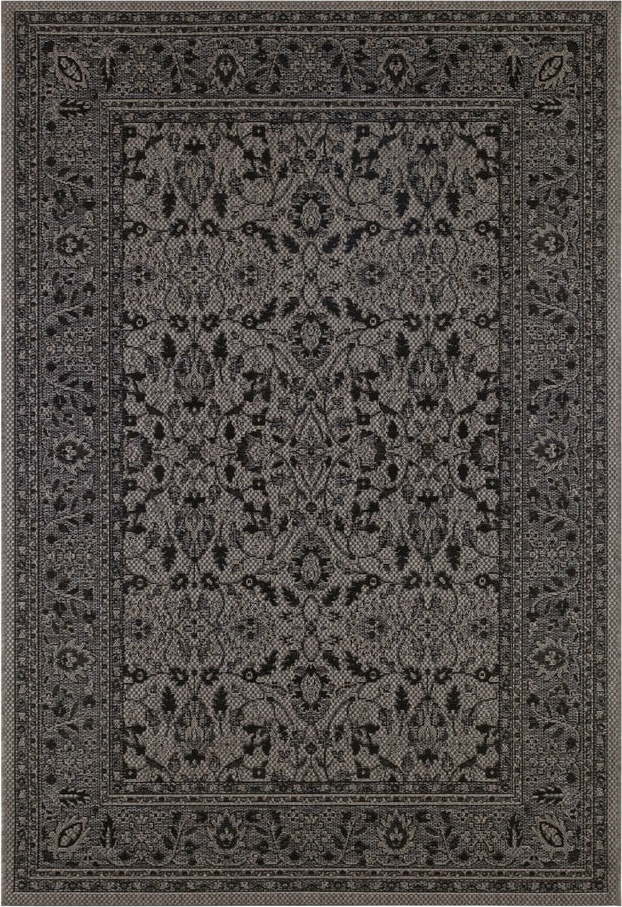 Černo-fialový venkovní koberec Bougari Konya