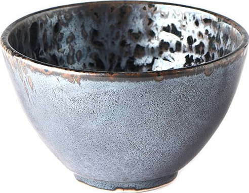 Černo-šedá keramická miska MIJ Pearl