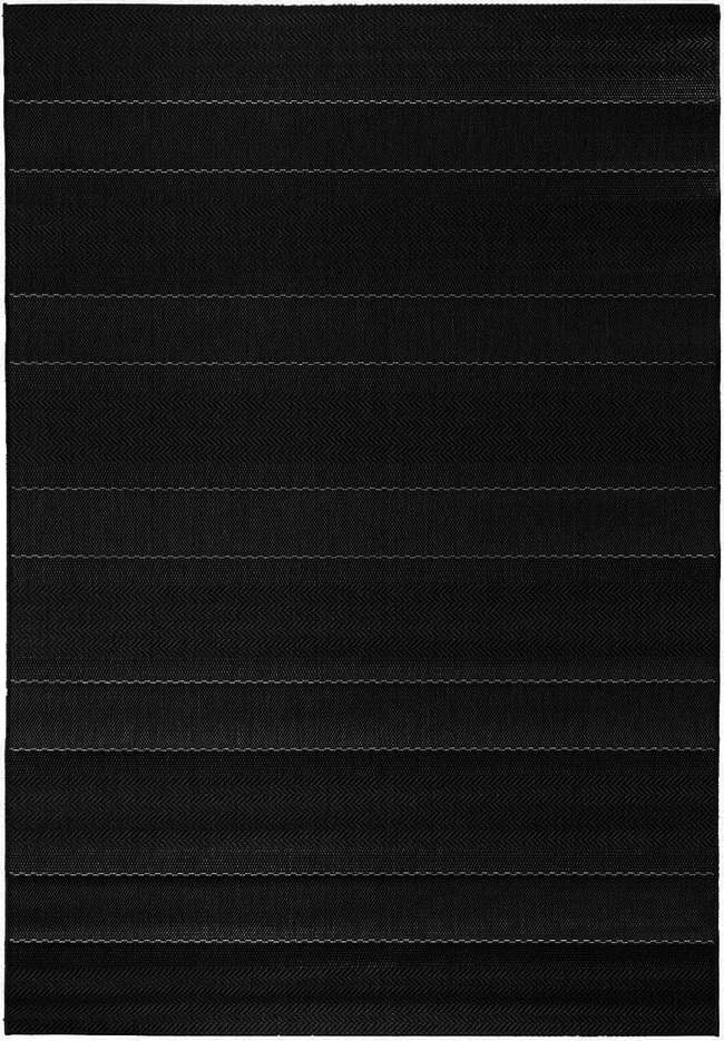 Černý koberec vhodný i na ven Hanse Home Sunshine