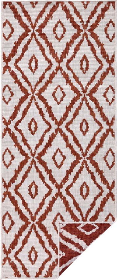 Červeno-bílý venkovní koberec Bougari Rio