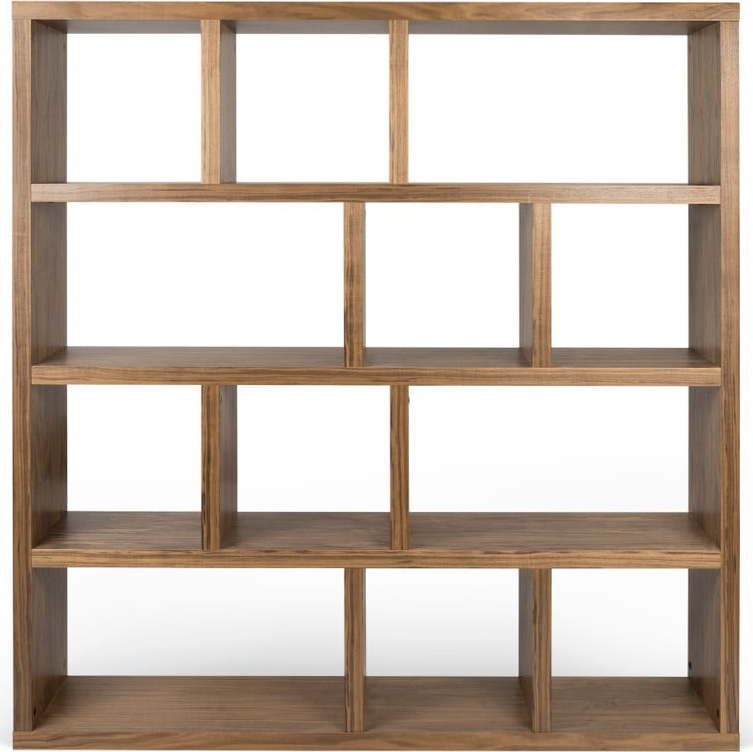 Knihovna v tmavém dřevěném dekoru TemaHome Berlin