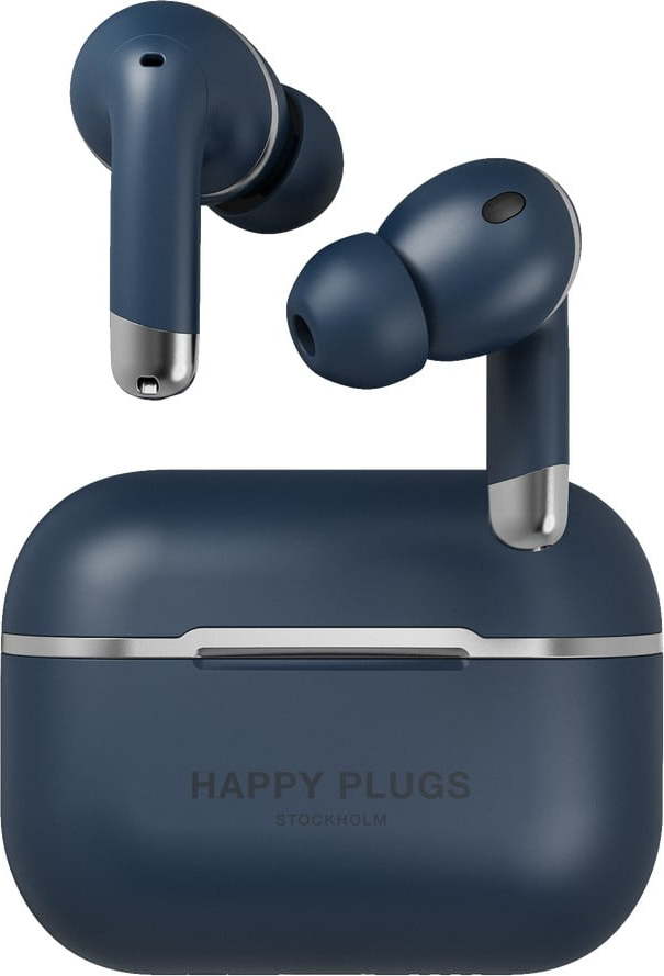 Modrá bezdrátová sluchátka Happy Plugs Air 1 ANC HAPPY PLUGS