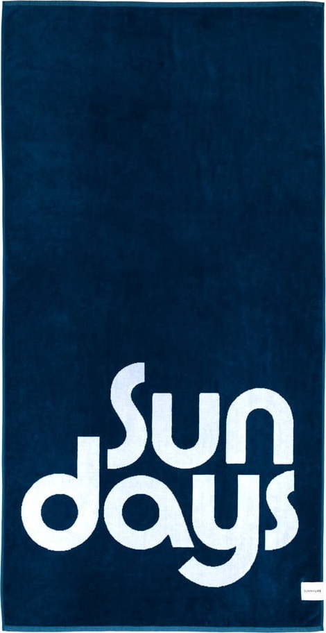 Modrá plážová osuška Sunnylife Nouveau Bleu Sunnylife