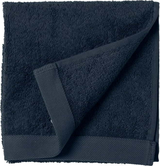Modrý ručník z froté bavlny Södahl Indigo