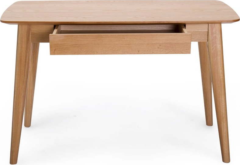 Psací stůl se zásuvkou a nohami z dubového dřeva Unique Furniture Rho