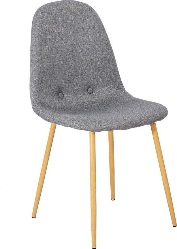 Sada 2 světle šedých jídelních židlí loomi.design Lissy loomi.design