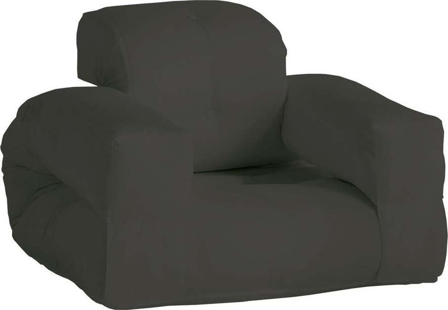 Tmavě šedé rozkládací křesílko vhodné do exteriéru Karup Design Design OUT™ Hippo Dark Grey Karup Design