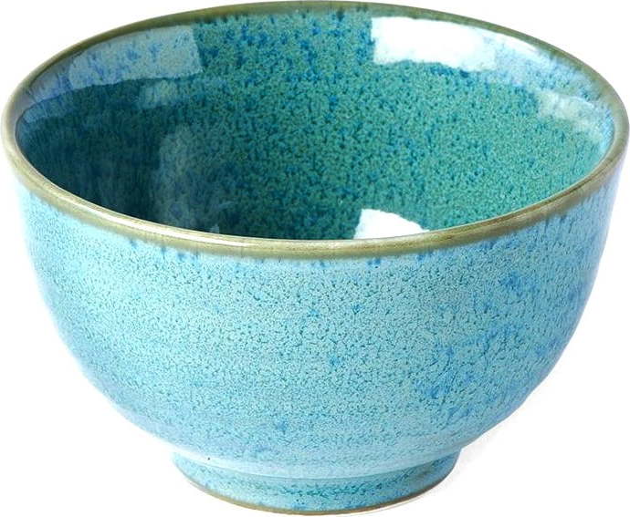 Tyrkysově modrý keramický šálek MIJ Peacock