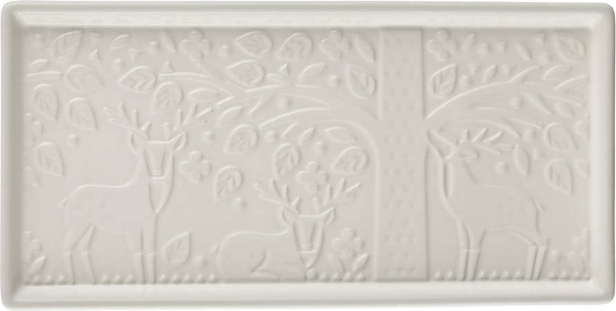 Bílý kameninový servírovací tác Mason Cash In the Forest