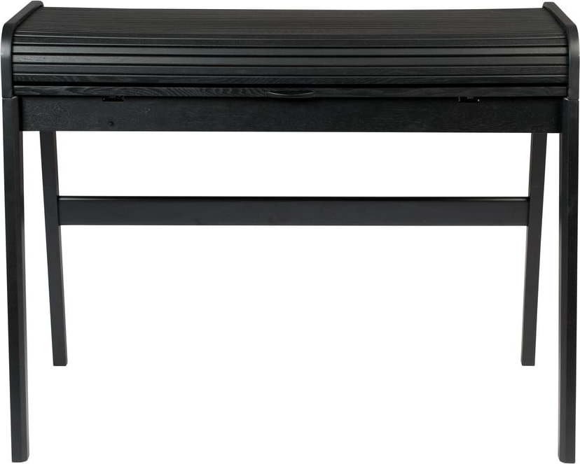 Černý psací stůl s výsuvnou deskou Zuiver Barbier