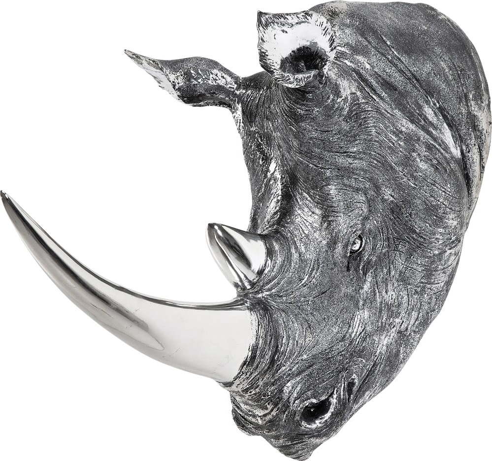 Nástěnná dekorace s hlavou nosorožce Kare Design Kare Design