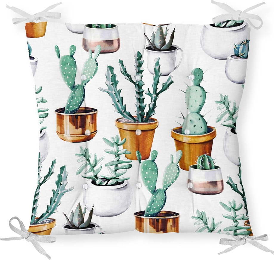 Podsedák s příměsí bavlny Minimalist Cushion Covers Cactus in Pot