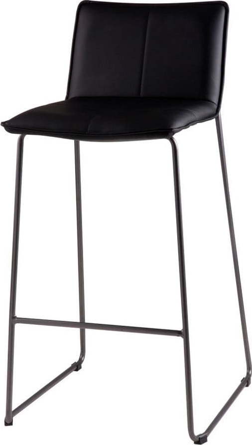 Sada 2 černých barových židlí sømcasa Lou sømcasa