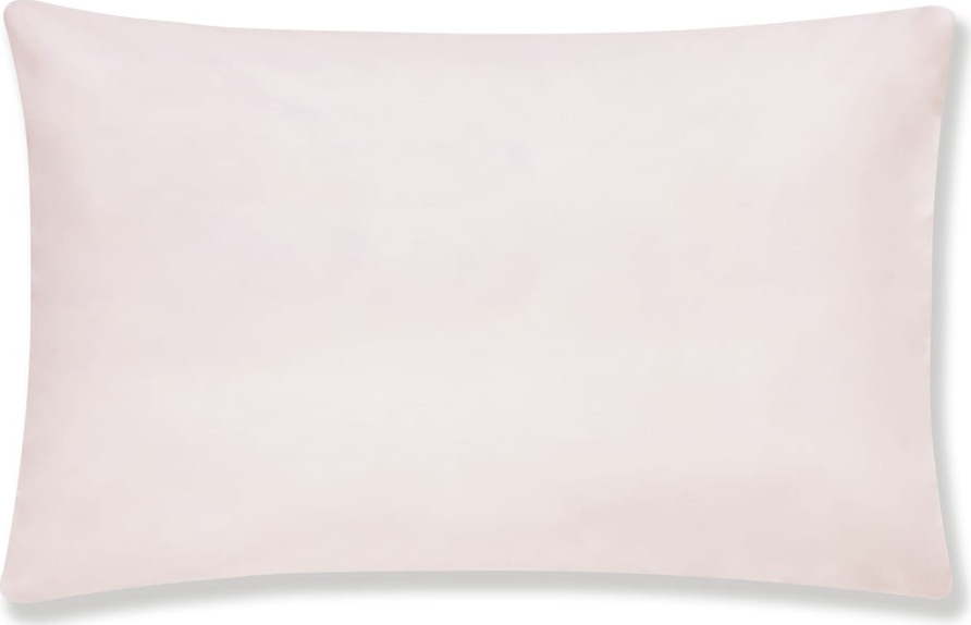 Sada 2 růžových povlaků na polštář z egyptské bavlny Bianca Standard
