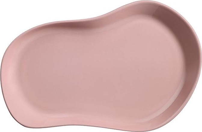 Sada 2 světle růžových talířů Kütahya Porselen Lux