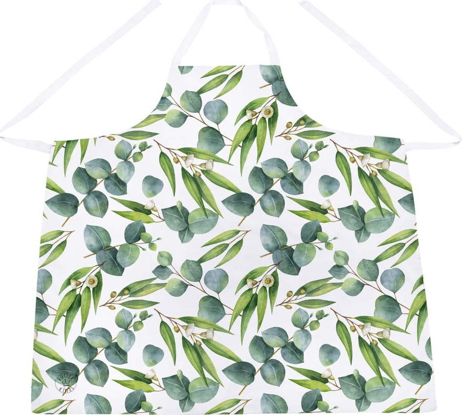 Zelená bavlněná zástěra Butter Kings Floating Eucalyptus Butter Kings