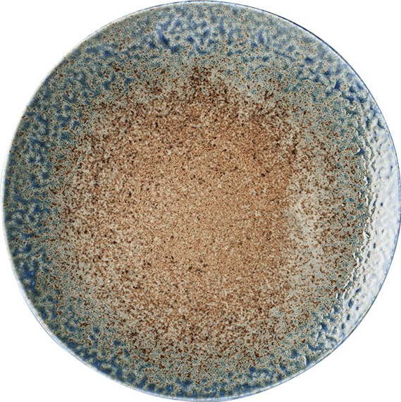 Béžovo-modrý keramický talíř MIJ Earth & Sky