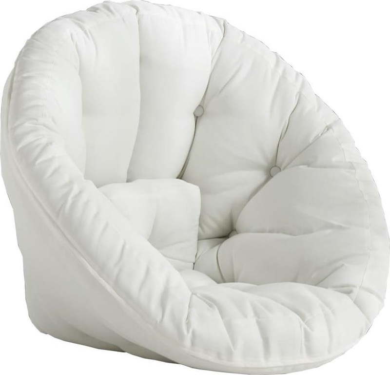 Bílé rozkládací křesílko vhodné do exteriéru Karup Design Design OUT™ Nido White Karup Design