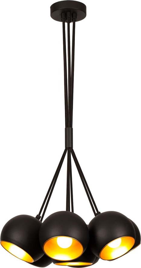 Černé závěsné svítidlo Opviq lights Sivani Opviq lights