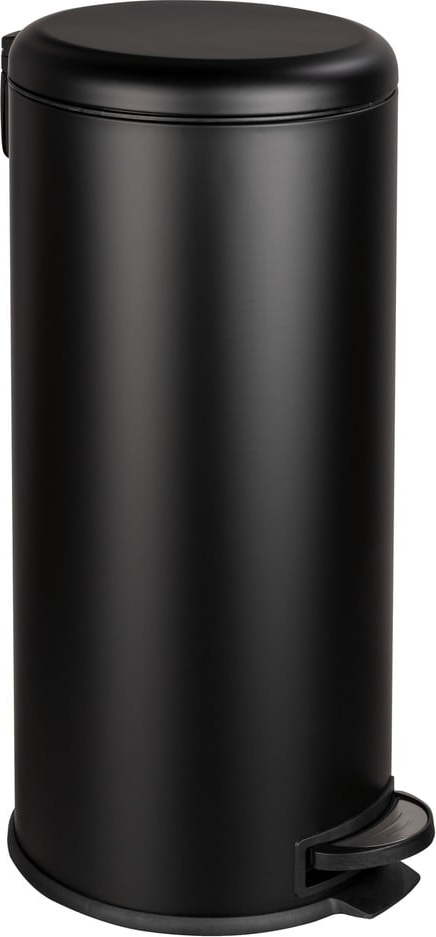 Černý odpadkový koš Wenko Leman Easy Close