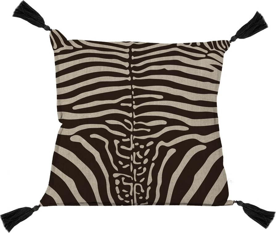 Dekorativní polštář Linen Couture Borlas Zebra