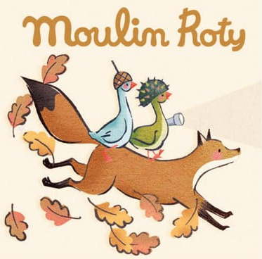 Dětské promítací kotoučky Moulin Roty Příběhy husy Olgy Moulin Roty