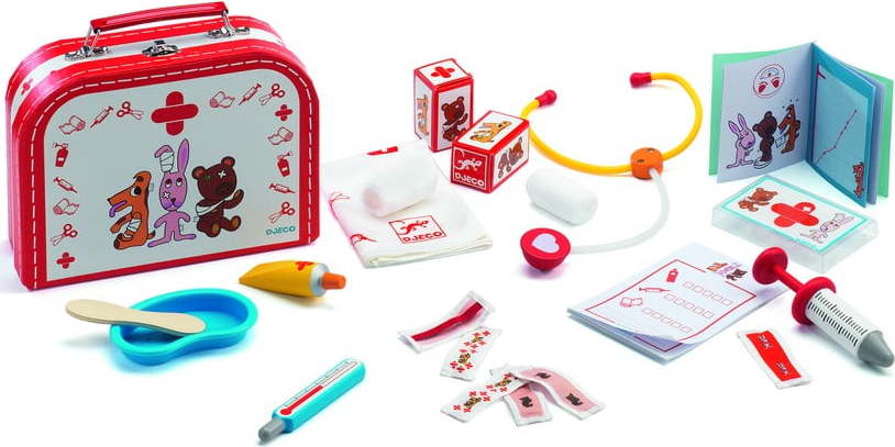 Dětský hrací doktorský kufřík s příslušenstvím Djeco DJECO