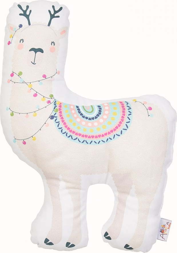 Dětský polštářek s příměsí bavlny Mike & Co. NEW YORK Pillow Toy Llama
