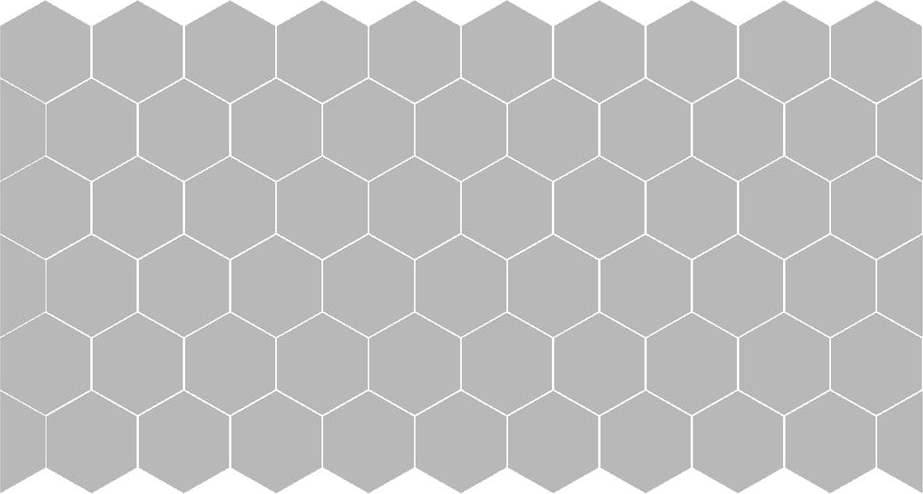 Sada 50 matných nálepek na sklo Ambiance Hexagon Ambiance