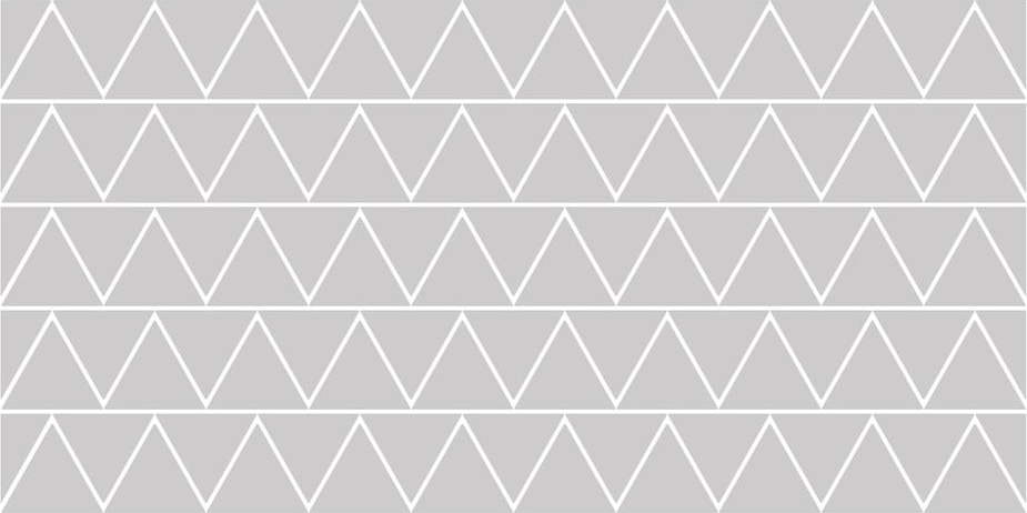 Sada 50 matných nálepek na sklo Ambiance Triangle Ambiance