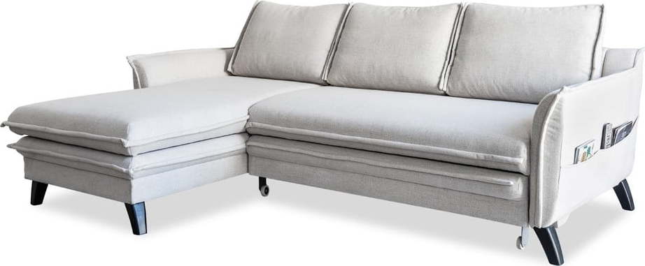 Světle béžová rozkládací rohová pohovka Miuform Charming Charlie