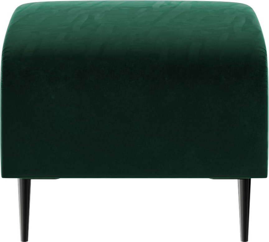 Tmavě zelená sametová podnožka Ghado Shel Ghado