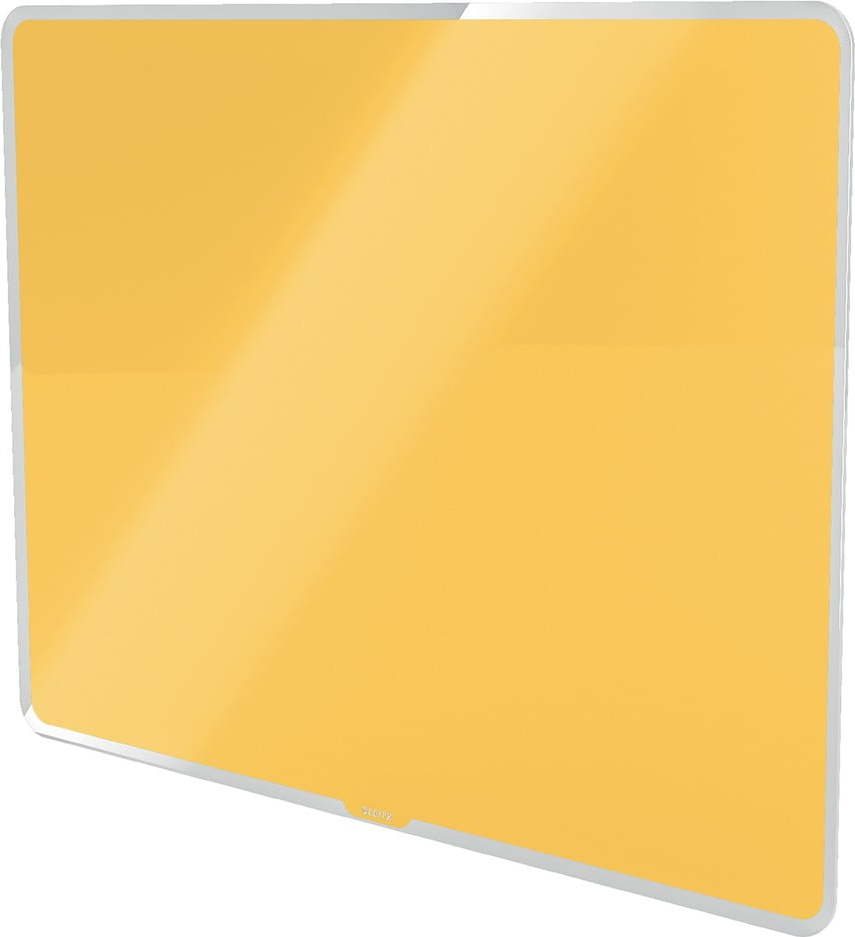 Žlutá skleněná magnetická tabule Leitz Cosy