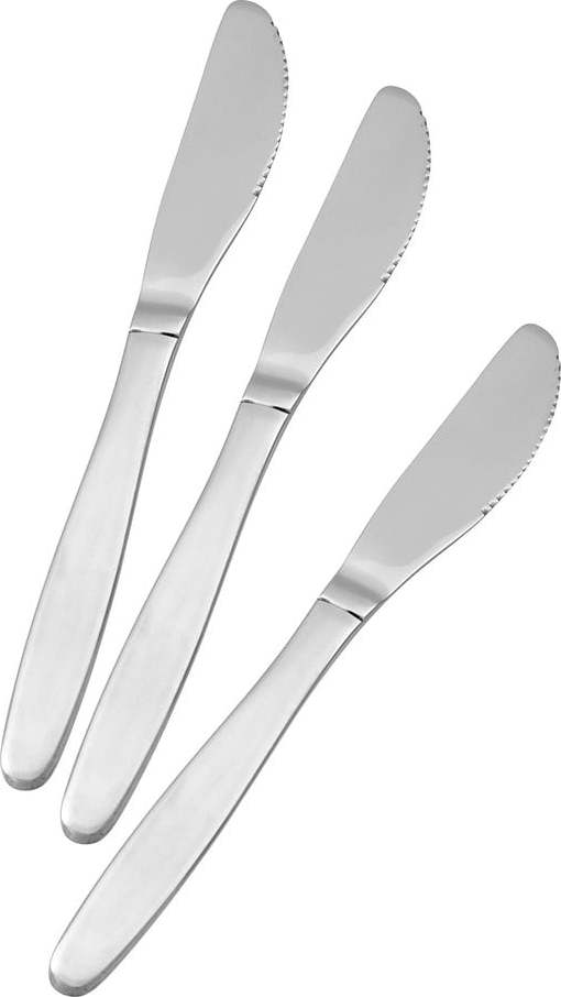 3dílná sada nerezových jídelních nožů Nirosta Arlberg Nirosta