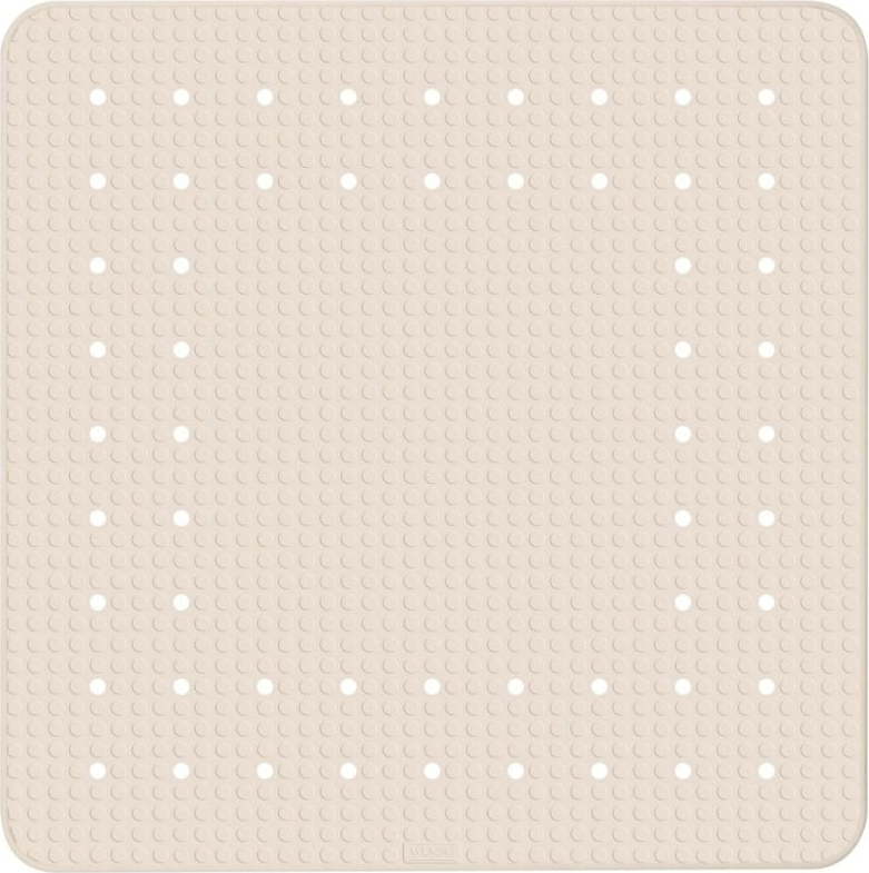 Béžová protiskluzová koupelnová podložka Wenko Mirasol
