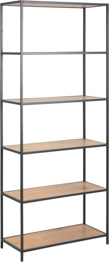 Knihovna v dekoru divokého dubu