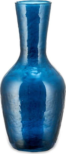 Modrý džbán z recyklovaného skla Nkuku Yala