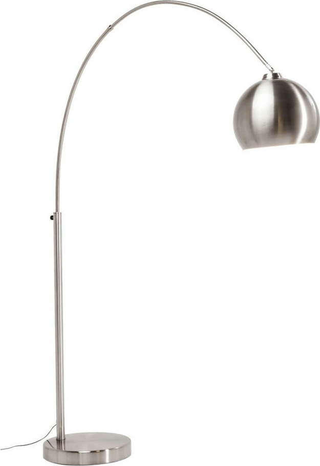Stojací lampa ve stříbrné barvě Kare Design Satin Kare Design