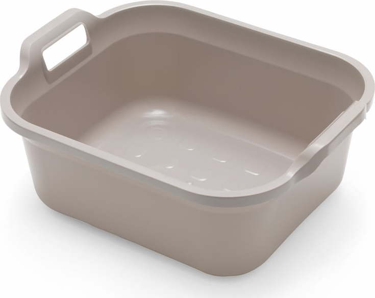 Světle šedý plastový lavor se dvěma uchy Addis