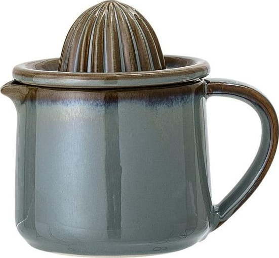 Zelená kameninová konvička s odšťavňovačem Bloomingville Pixie Bloomingville