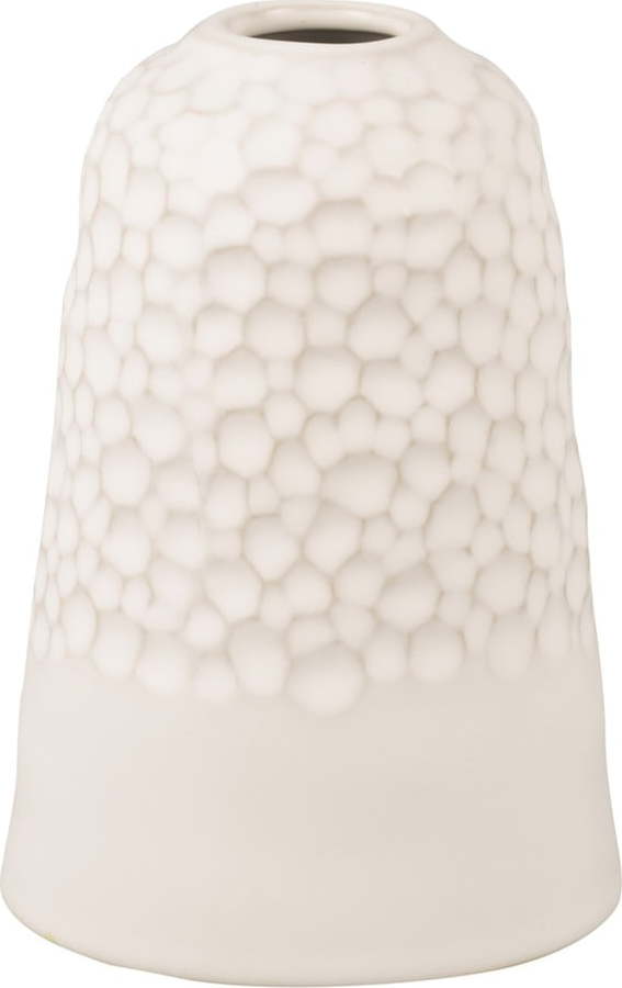 Bílá keramická váza PT LIVING Carve