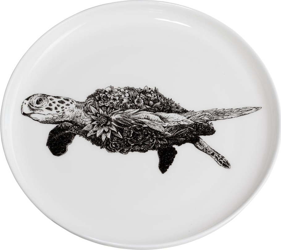 Bílý porcelánový talíř Maxwell & Williams Marini Ferlazzo Sea Turtle