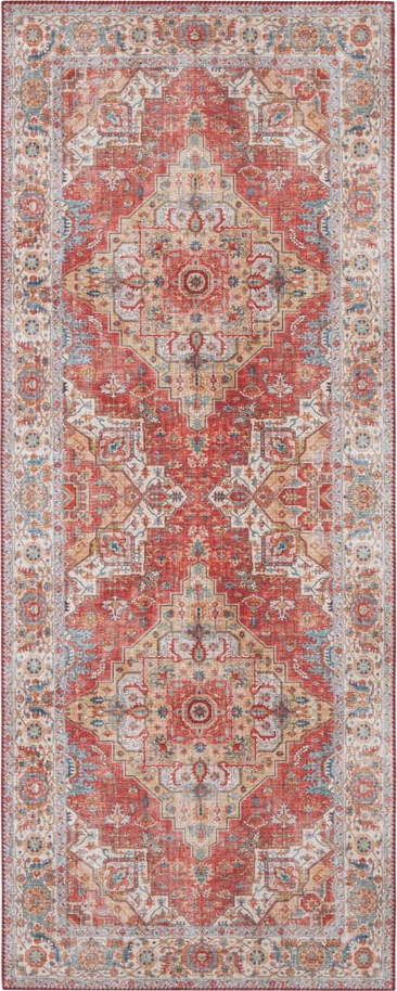 Cihlově červený koberec Nouristan Sylla