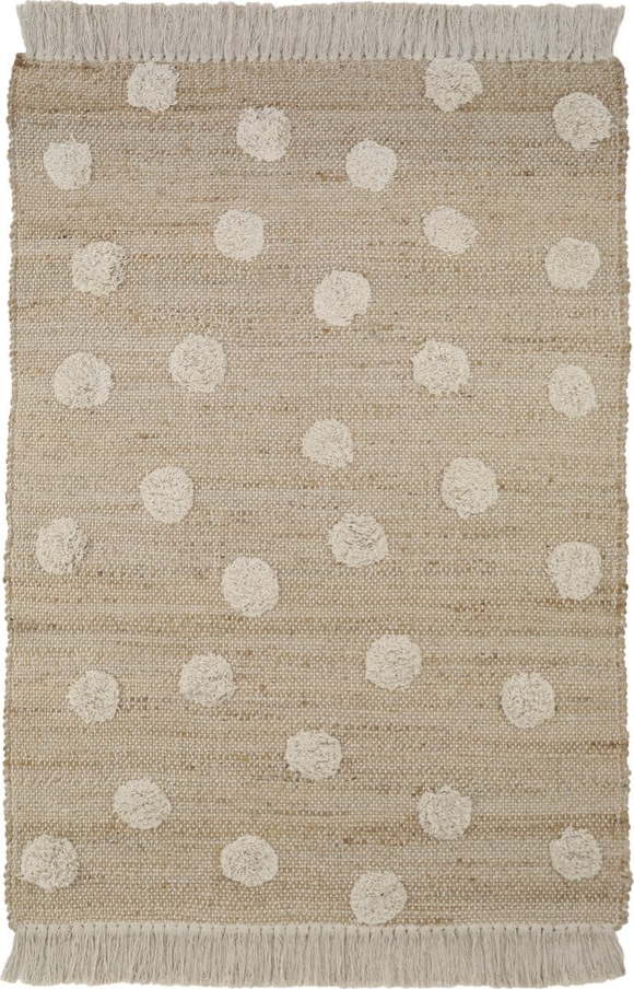 Ručně vyrobený koberec ze směsi juty a bavlny Nattiot Nop