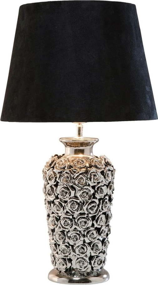 Stolní lampa ve stříbrné barvě Kare Design Rose Kare Design