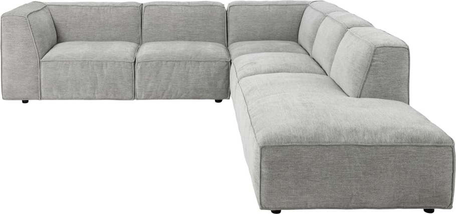 Světle šedá modulární rohová pohovka Bonami Selection Fairfield