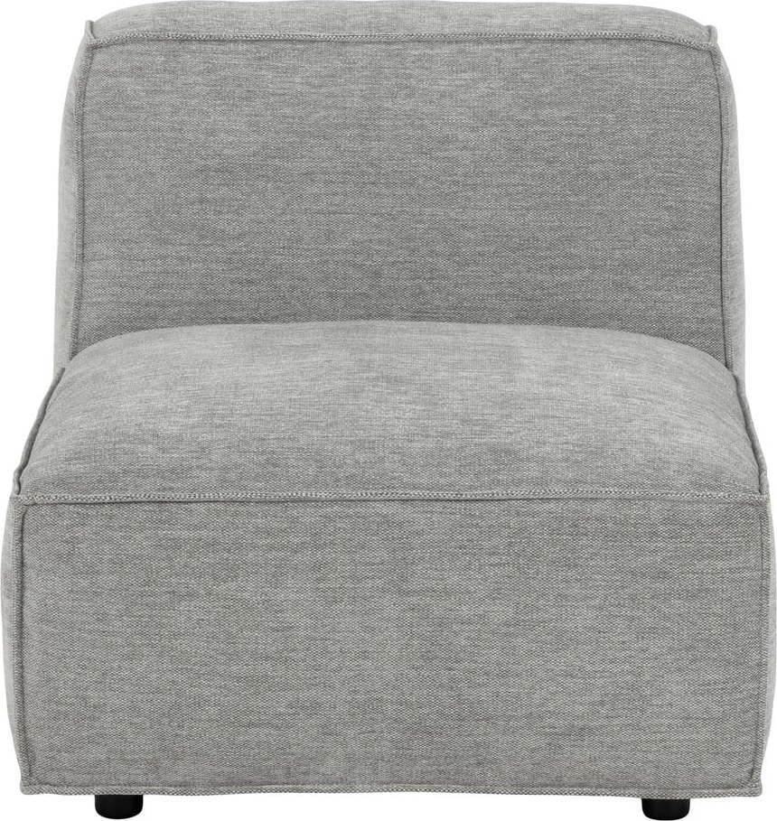 Světle šedý středový modul pohovky Bonami Selection Fairfield Bonami Selection