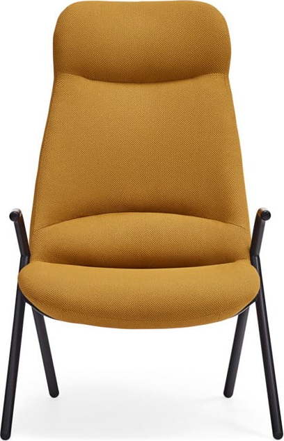 Žluté křeslo Teulat Dins